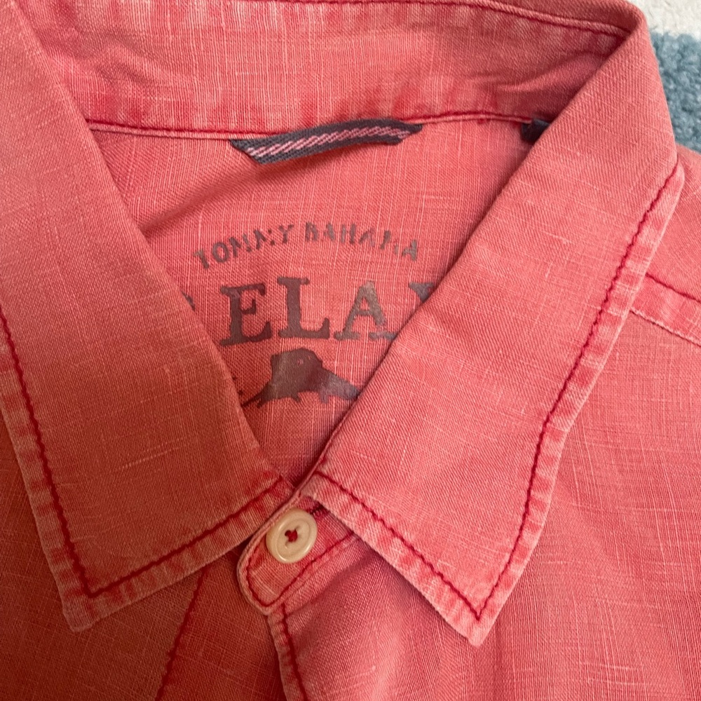Tommy Bahama relax linen shirt mens L